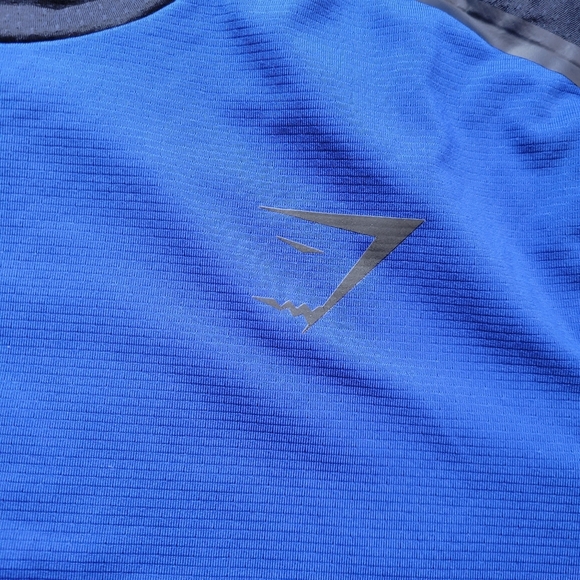 Gymshark Men’s Short Sleeve Size Small  Blue - Picture 3 of 5